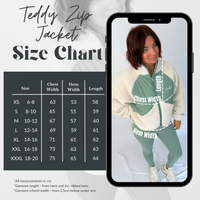 Load image into Gallery viewer, r.e.b.l Stone & Sage Full Zip Teddy Jacket