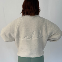 Load image into Gallery viewer, r.e.b.l Stone & Sage Full Zip Teddy Jacket