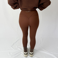 Load image into Gallery viewer, ButterSilk r.e.b.l Tiramisu with Stone Logo High Waisted Contour Seam Leggings
