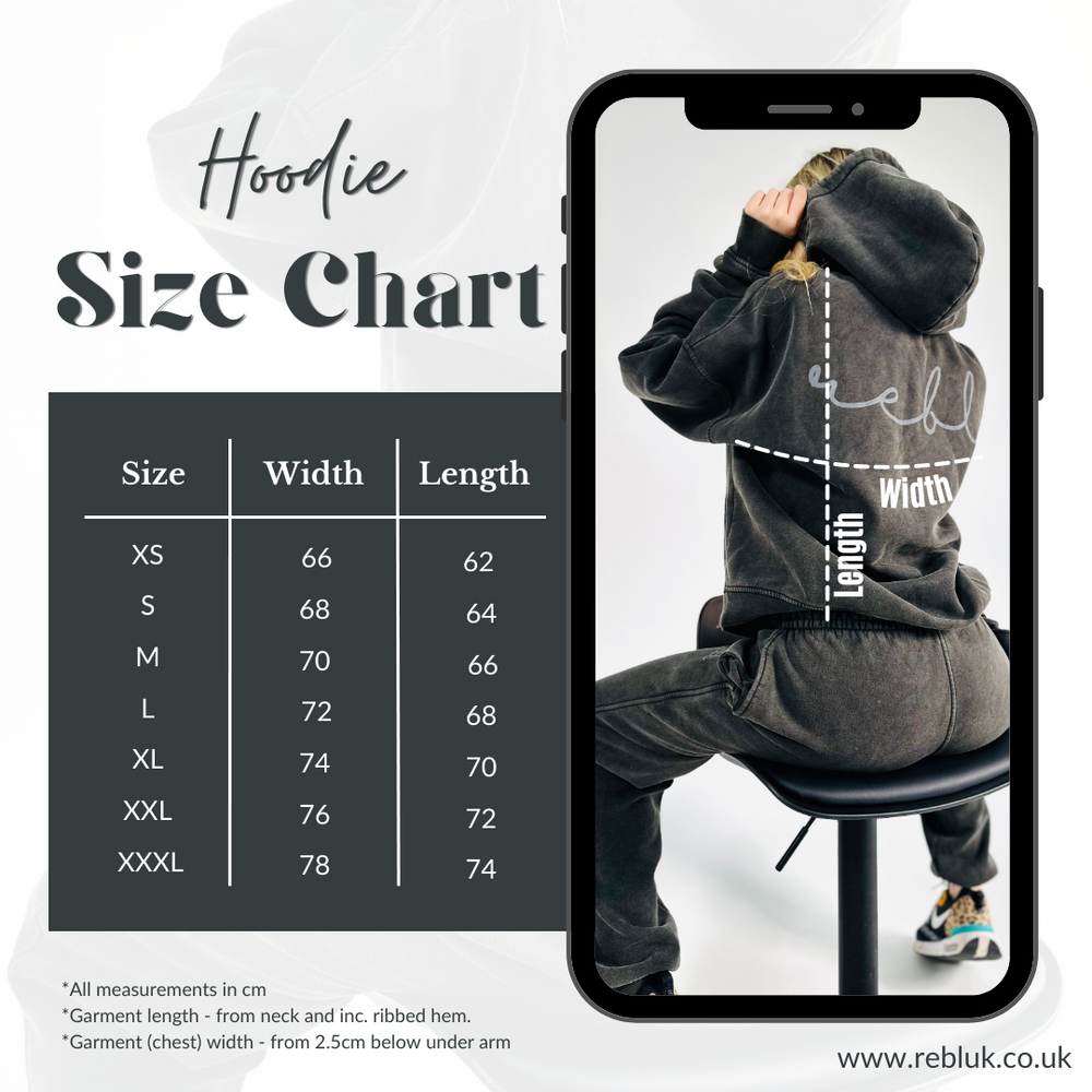 r.e.b.l Signature Blackened Pearl Acid Wash Luxe Hoodie