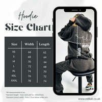 Load image into Gallery viewer, r.e.b.l Signature Blackened Pearl Acid Wash Luxe Hoodie
