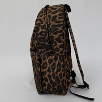 Load image into Gallery viewer, REBL Leopard Backpack with Elderberry Embroidered Logo
