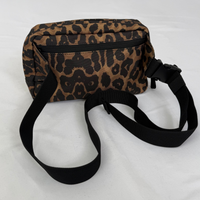 Load image into Gallery viewer, REBL Leopard Crossbody Bag with Elderberry Embroidered Logo

