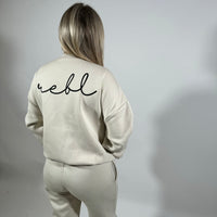 Load image into Gallery viewer, r.e.b.l Signature Luxe Stone Sweatshirt
