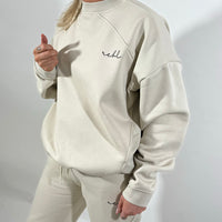 Load image into Gallery viewer, r.e.b.l Signature Luxe Stone Sweatshirt
