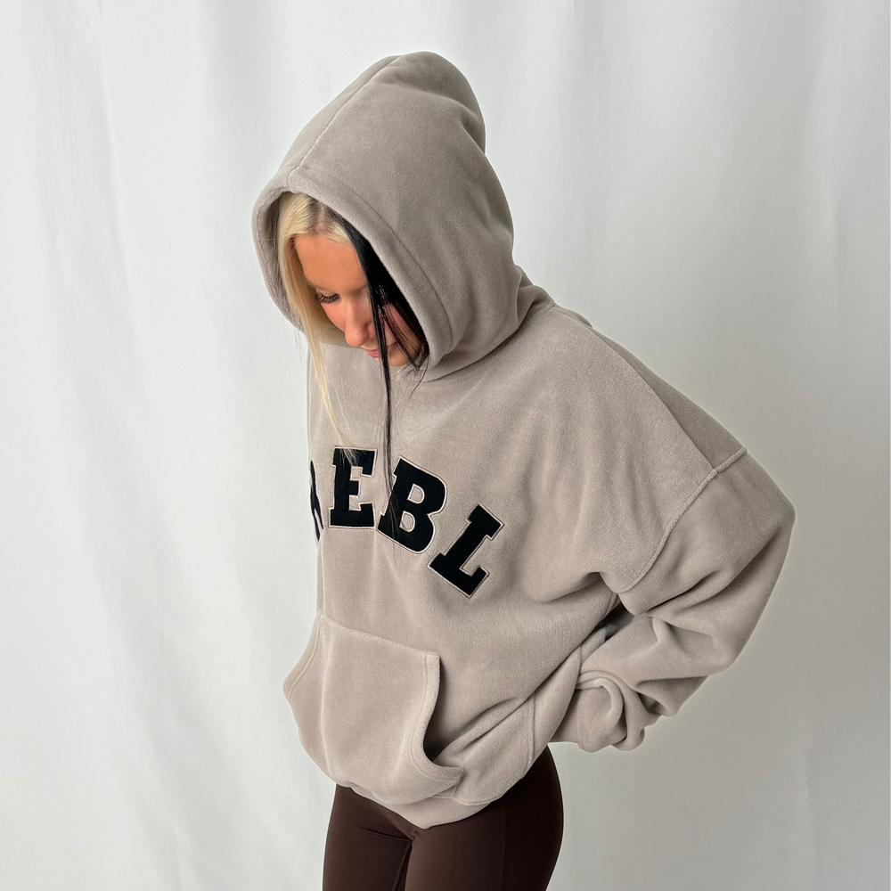 r.e.b.l Signature Ash Mocha Fleece Hoodie