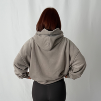 Load image into Gallery viewer, r.e.b.l Signature Ash Mocha Fleece Hoodie
