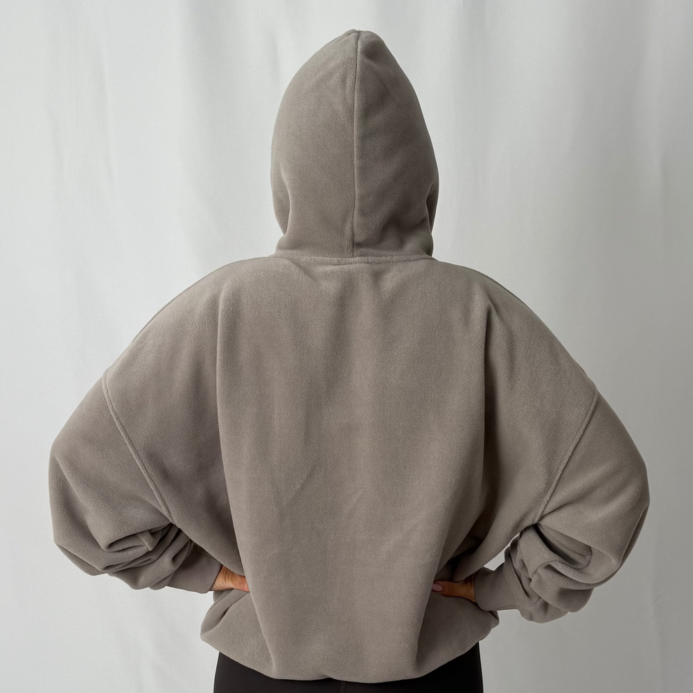 r.e.b.l Signature Ash Mocha Fleece Hoodie