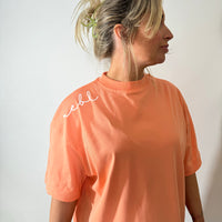 Load image into Gallery viewer, r.e.b.l Coral Crewneck 'Boxy Edit' T-Shirt
