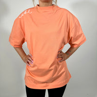 Load image into Gallery viewer, r.e.b.l Coral Crewneck 'Boxy Edit' T-Shirt
