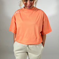 Load image into Gallery viewer, r.e.b.l Coral Crewneck 'Boxy Edit' T-Shirt
