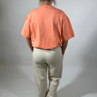 Load image into Gallery viewer, r.e.b.l Coral Crewneck 'Boxy Edit' T-Shirt
