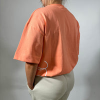 Load image into Gallery viewer, r.e.b.l Coral Crewneck 'Boxy Edit' T-Shirt
