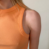Load image into Gallery viewer, The r.e.b.l Racer&#39;s - Luxe Coral  Racerback Vest Top
