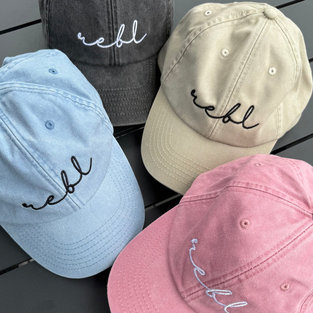 REBL 'OG Logo' Low Profile Cap in STONE