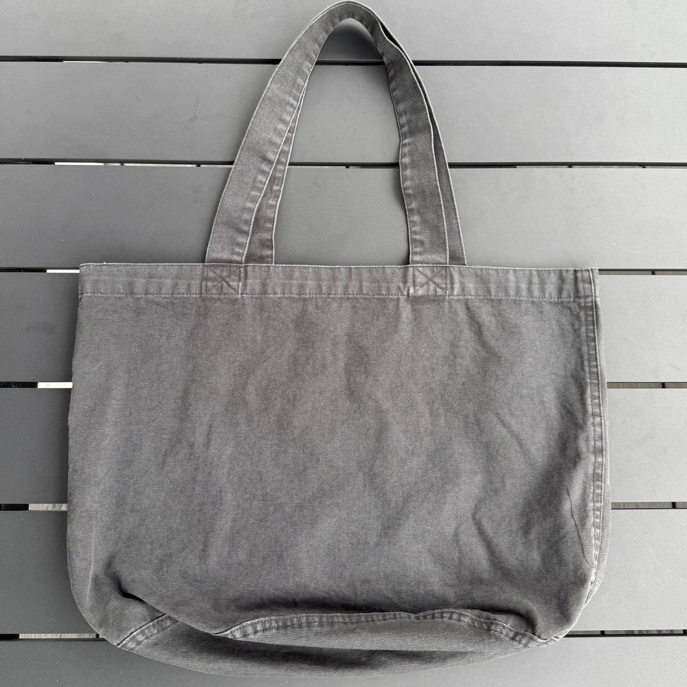 REBL 'OG Logo' TOTE BAG in WASHED BLACK