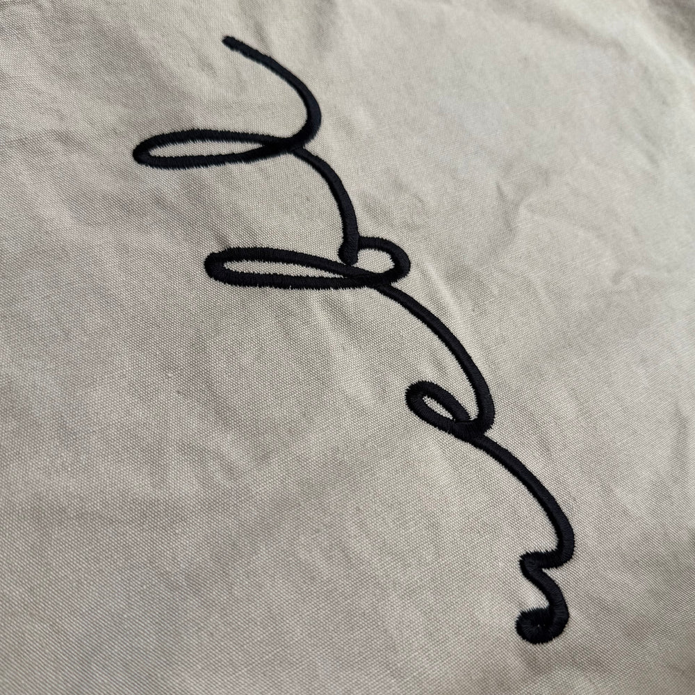 REBL 'OG Logo' TOTE BAG in STONE