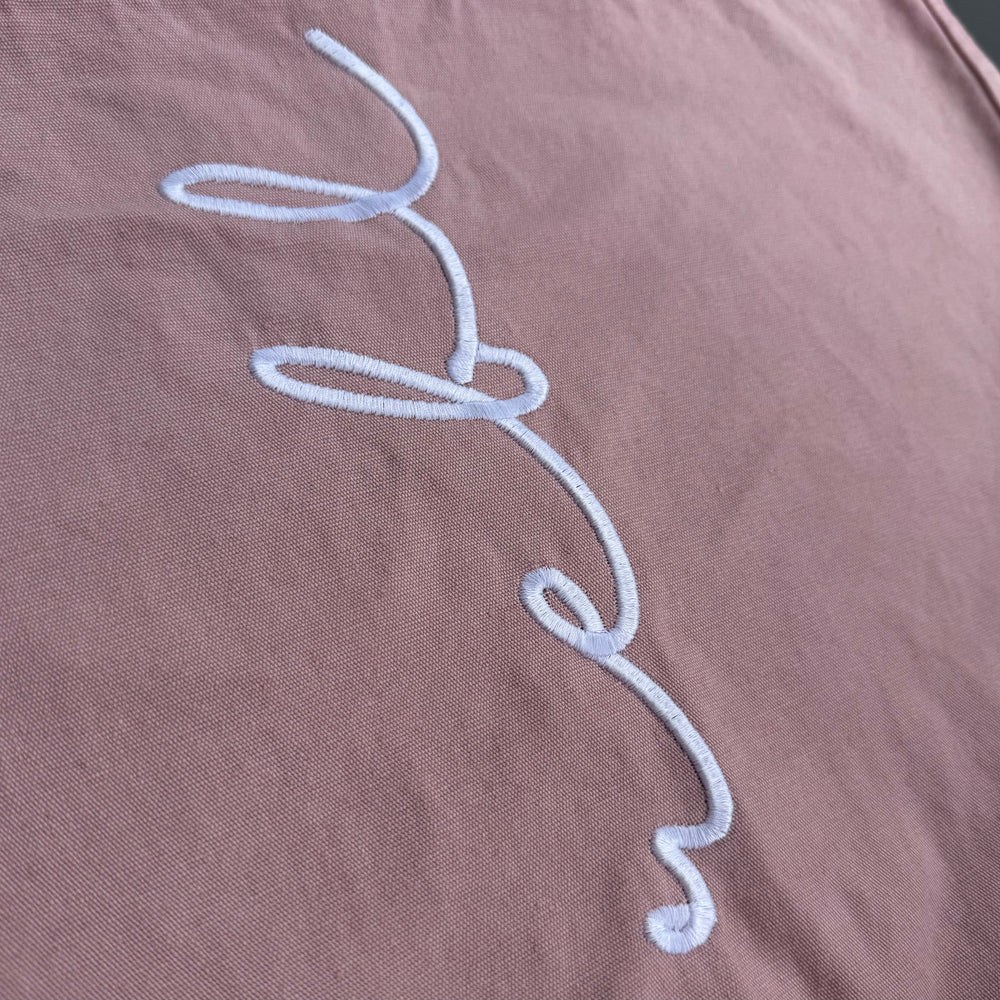 REBL 'OG Logo' TOTE BAG in WASHED PINK