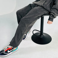Load image into Gallery viewer, *** PRE ORDER ITEM *** r.e.b.l Signature Blackened Pearl Acid Wash Joggers
