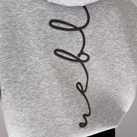 Load image into Gallery viewer, *** PRE ORDER ITEM *** r.e.b.l Signature Marl Grey Full Zip Luxe Hoodie
