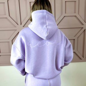 r.e.b.l Signature Lilac Luxe Hoodie